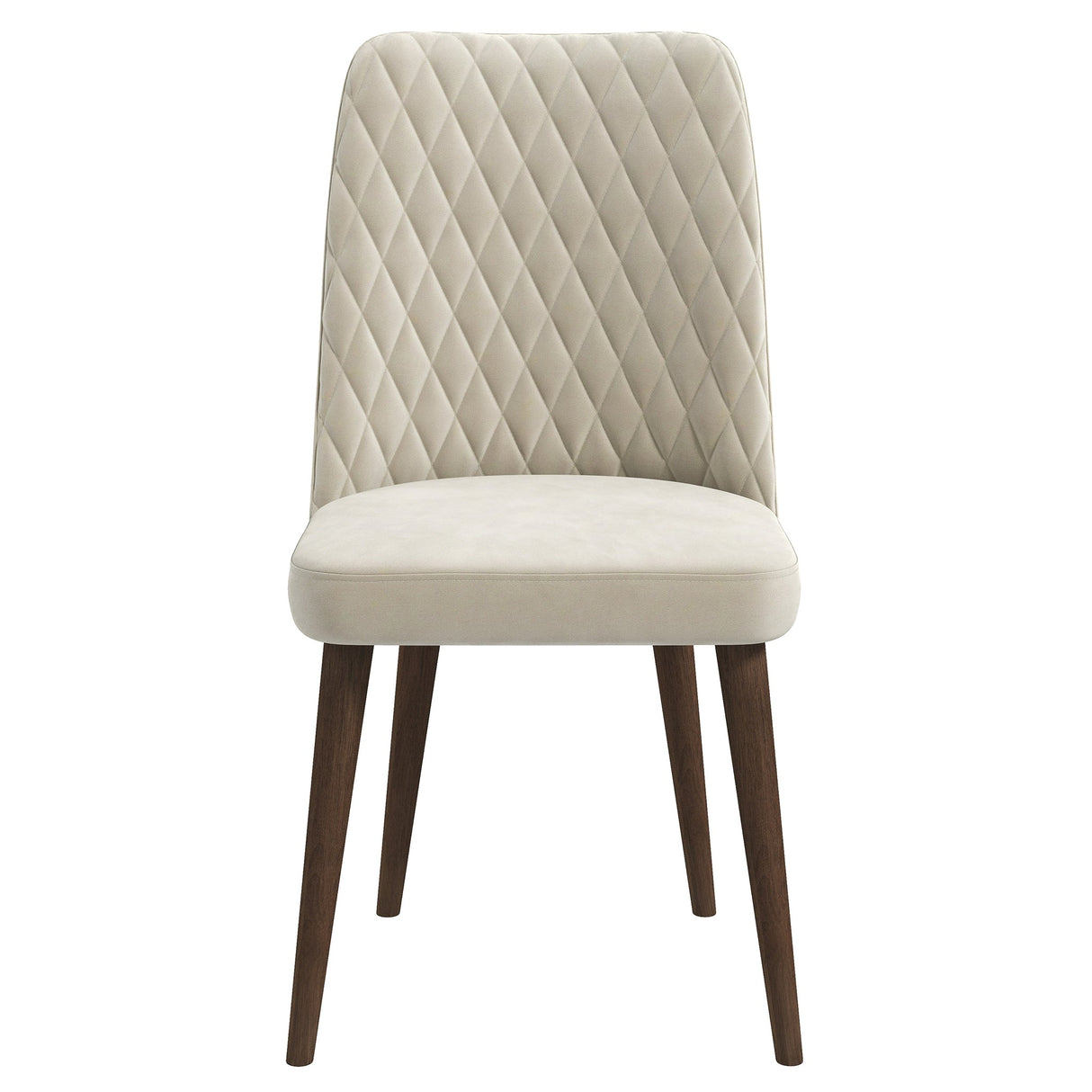 Katie Cream Velvet Dining Chair from Ashcroft Furniture - Luna Furniture