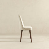 Katie Cream Velvet Dining Chair from Ashcroft Furniture - Luna Furniture