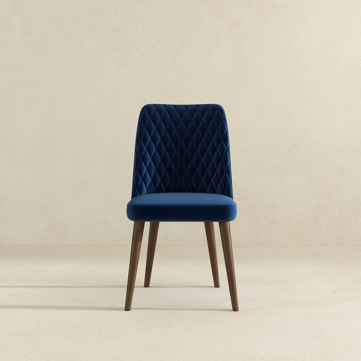 Katie Navy Blue Velvet Dining Chair from Ashcroft Furniture - Luna Furniture