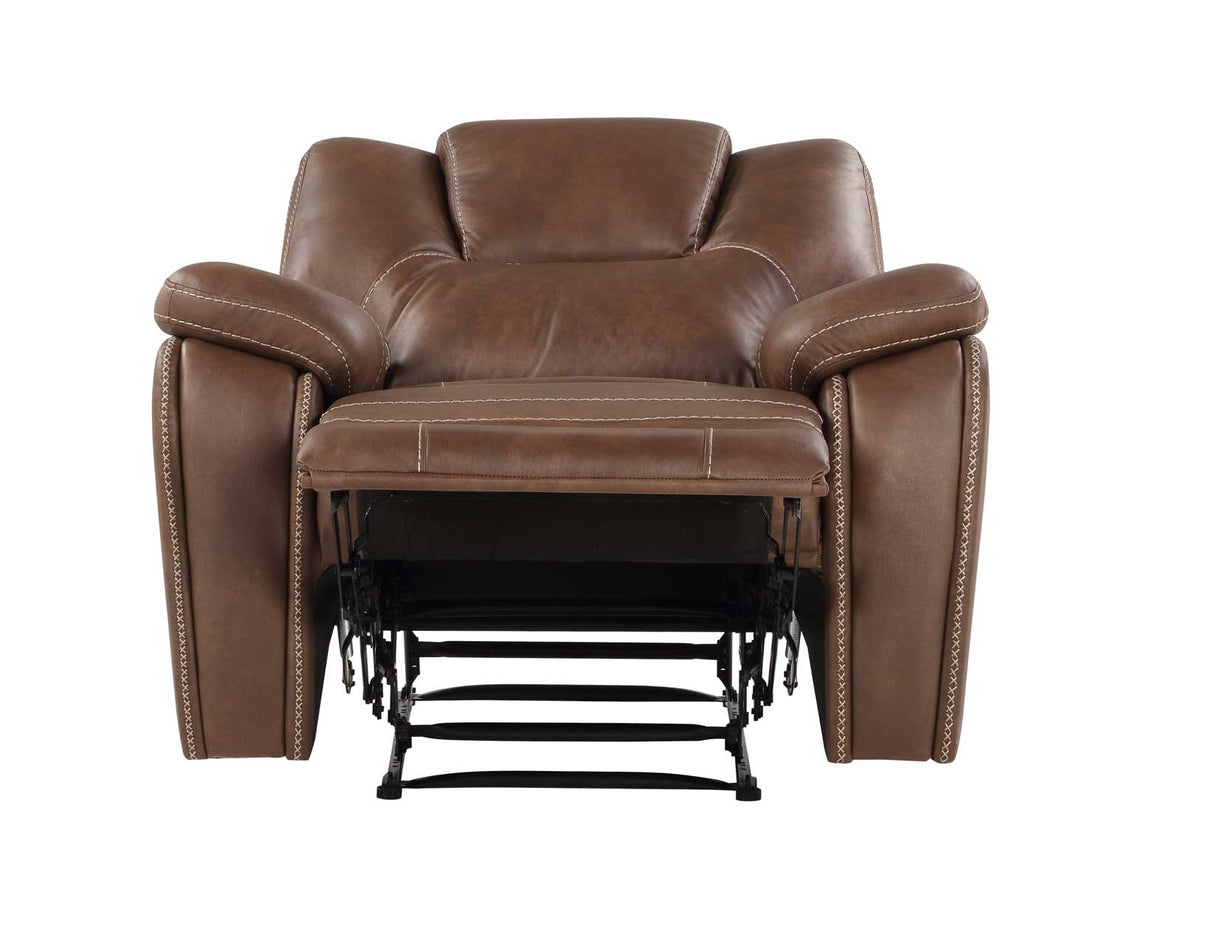 Katrine Brown Manual Recliner from Steve Silver - Luna Furniture