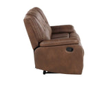 Katrine Brown Manual Reclining Sofa from Steve Silver - Luna Furniture