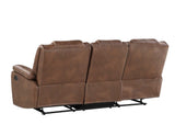 Katrine Brown Manual Reclining Sofa from Steve Silver - Luna Furniture
