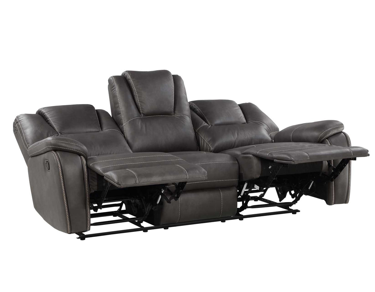 Katrine Charcoal 3-Piece Reclining Living Room Set from Steve Silver - Luna Furniture