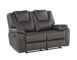 Katrine Charcoal 3-Piece Reclining Living Room Set from Steve Silver - Luna Furniture