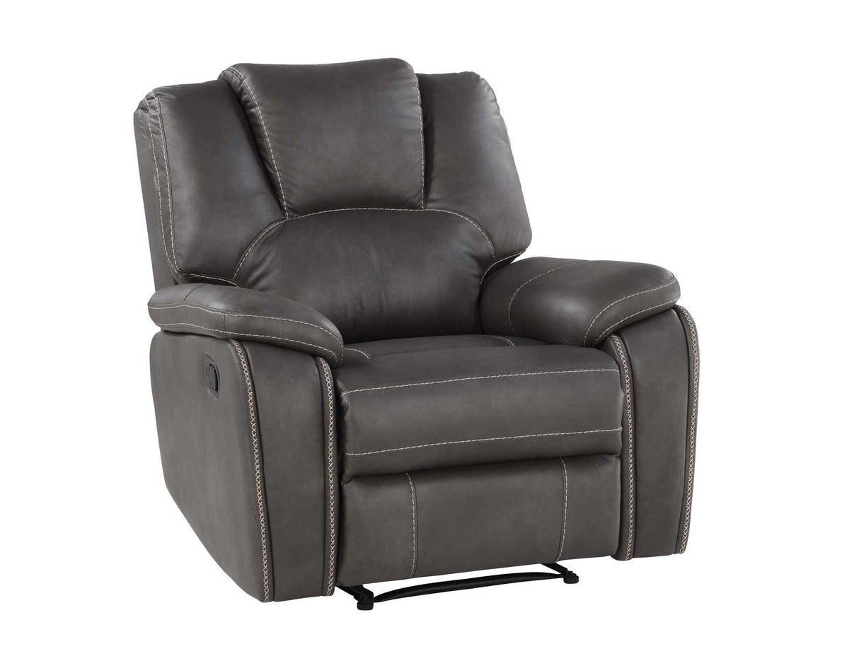 Katrine Charcoal 3-Piece Reclining Living Room Set from Steve Silver - Luna Furniture
