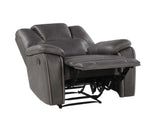 Katrine Charcoal 3-Piece Reclining Living Room Set from Steve Silver - Luna Furniture