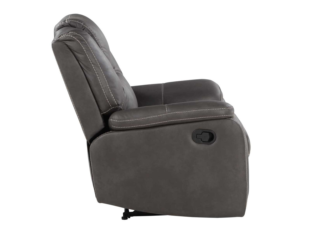 Katrine Charcoal Recliner Chair from Steve Silver - Luna Furniture
