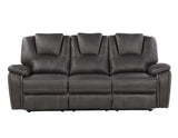 Katrine Charcoal Reclining Sofa from Steve Silver - Luna Furniture
