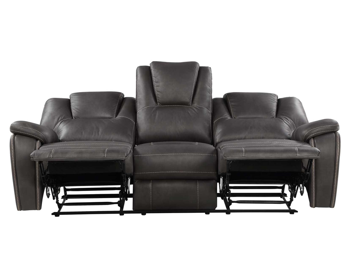 Katrine Charcoal Reclining Sofa from Steve Silver - Luna Furniture