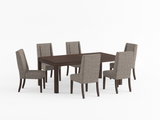 Kavanaugh Dark Brown 5-Piece 78" Extendable Dining Table from Homelegance - Luna Furniture
