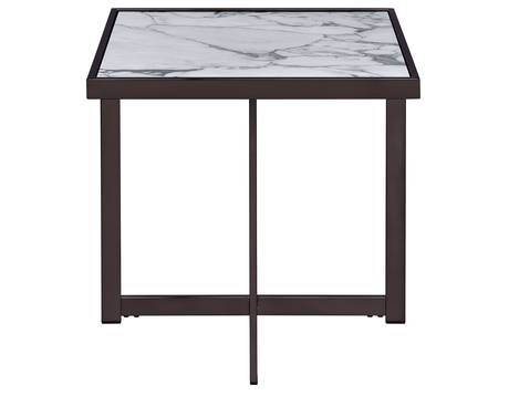 Kayley 23.25″ Sintered Stone End Table from Steve Silver - Luna Furniture