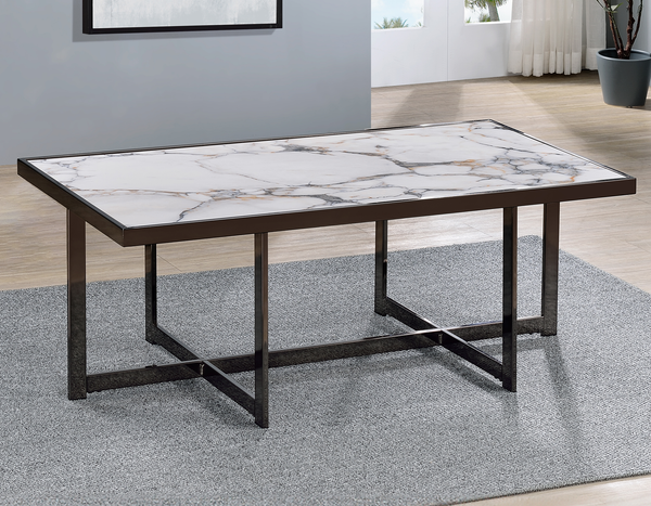 Kayley 47.5″ Sintered Stone Cocktail Table
