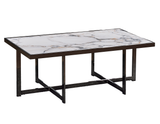 Kayley 47.5″ Sintered Stone Cocktail Table from Steve Silver - Luna Furniture