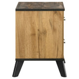 Kaywood Natural Pine 2-Drawer Nightstand from Coaster - Luna Furniture