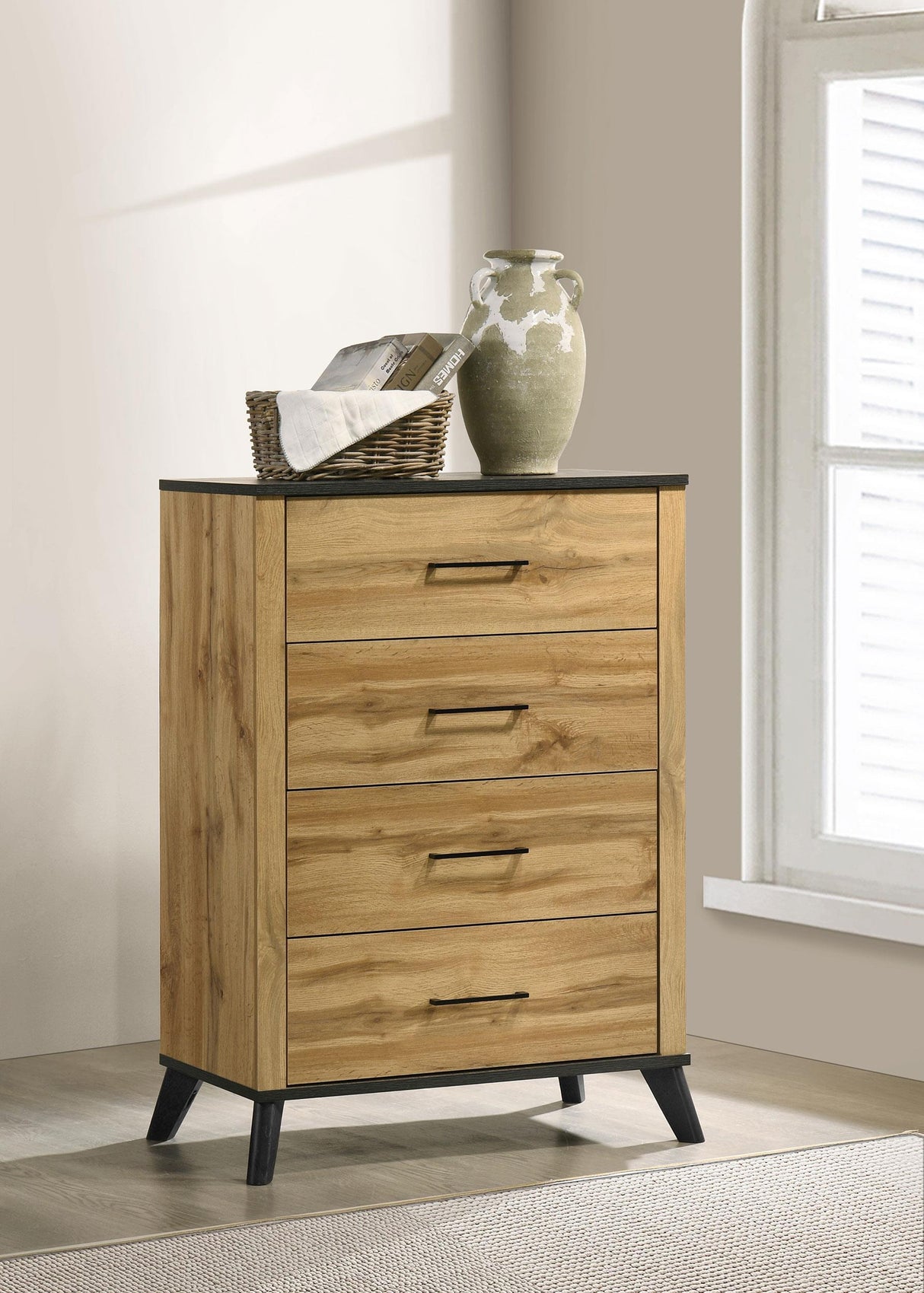 Kaywood Natural Pine Bedroom Set from Coaster - Luna Furniture