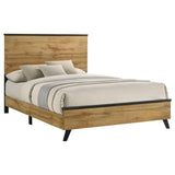 Kaywood Natural Pine 51-inch Queen Panel Bed from Coaster - Luna Furniture
