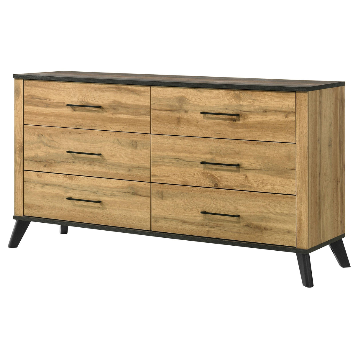 Kaywood Natural Pine 6-Drawer Dresser Cabinet from Coaster - Luna Furniture