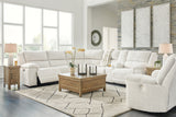 Keensburg 3-Piece Sectional with Recliner in Linen from Ashley - Luna Furniture