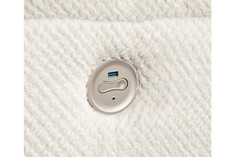 Keensburg Linen 3-Piece Power Reclining Sectional from Ashley - Luna Furniture