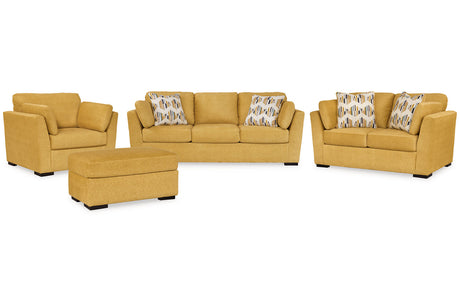 Keerwick Sofa, Loveseat, Oversized Chair and Ottoman from Ashley - Luna Furniture