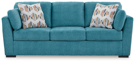 Keerwick Teal Sofa and Oversized Chair from Ashley - Luna Furniture