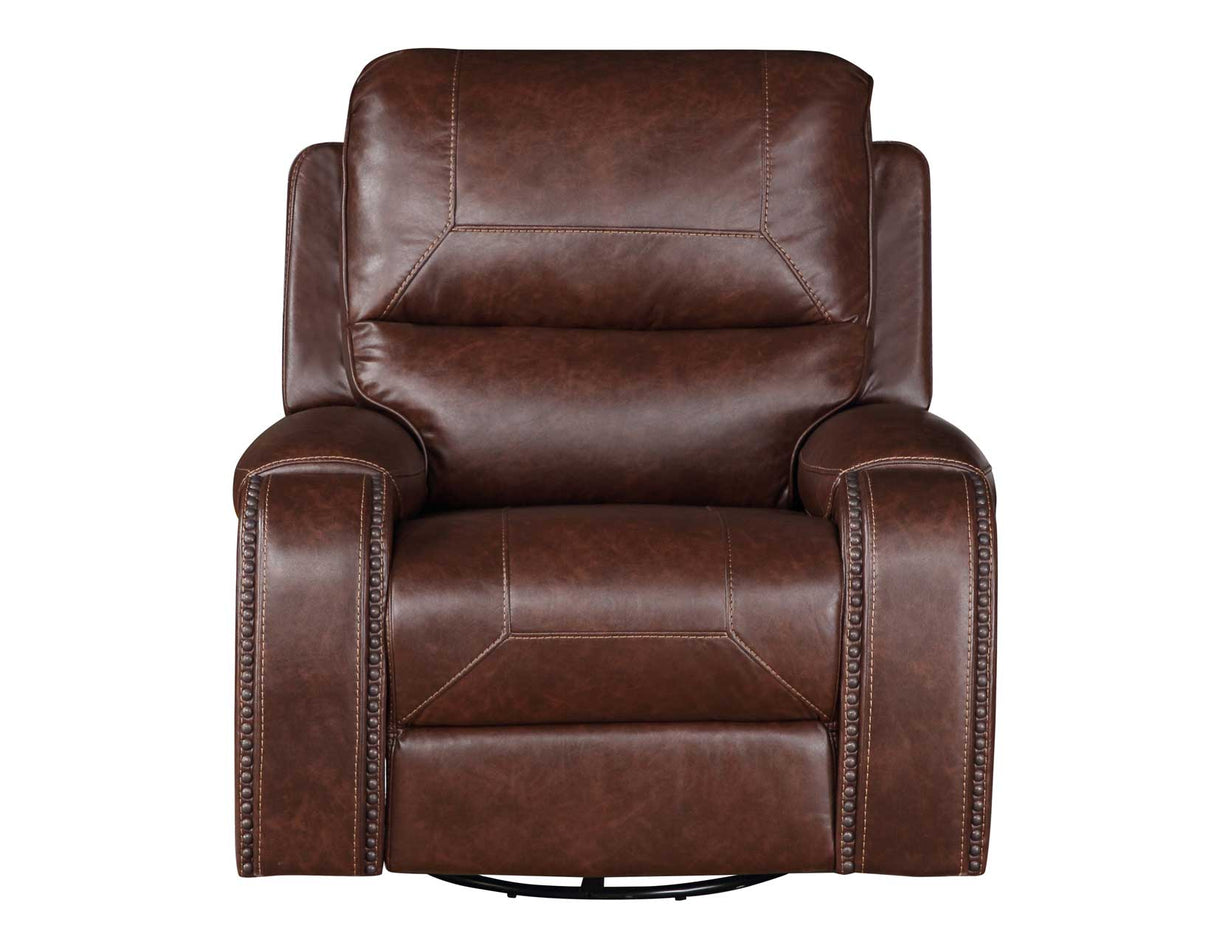 Keily Brown Manual Swivel Glider Recliner from Steve Silver - Luna Furniture