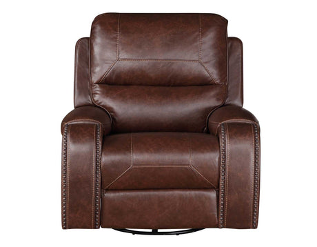 Keily Brown Manual Swivel Glider Recliner from Steve Silver - Luna Furniture