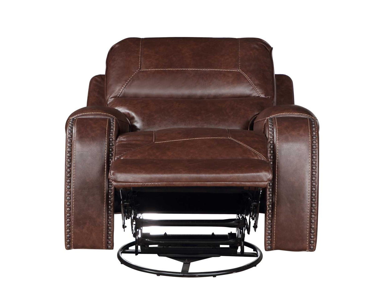 Keily Brown Manual Swivel Glider Recliner from Steve Silver - Luna Furniture