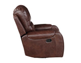 Keily Brown Manual Swivel Glider Recliner from Steve Silver - Luna Furniture