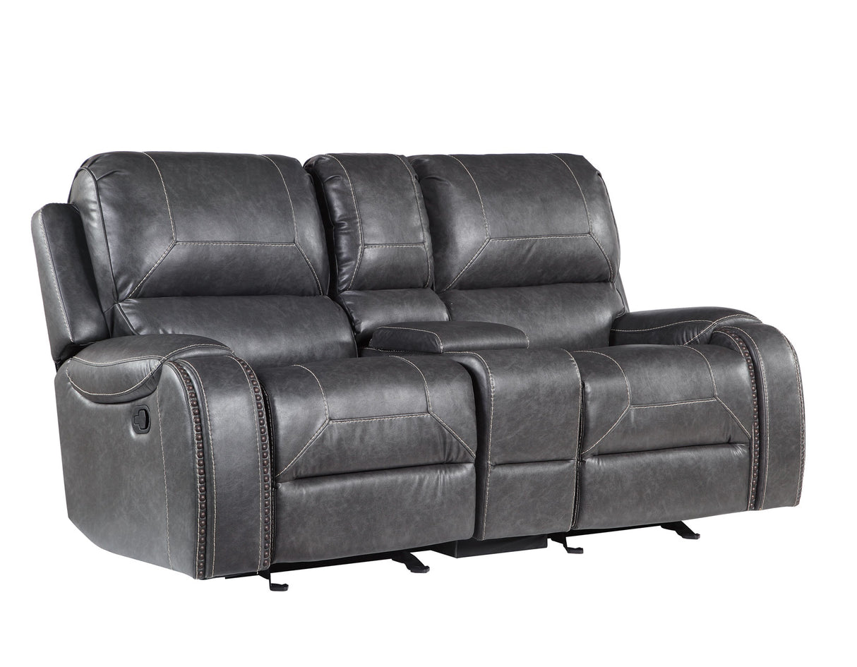Keily Gray 3-Piece Reclining Living Room Set from Steve Silver - Luna Furniture