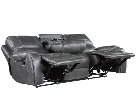 Keily Gray 3-Piece Reclining Living Room Set from Steve Silver - Luna Furniture