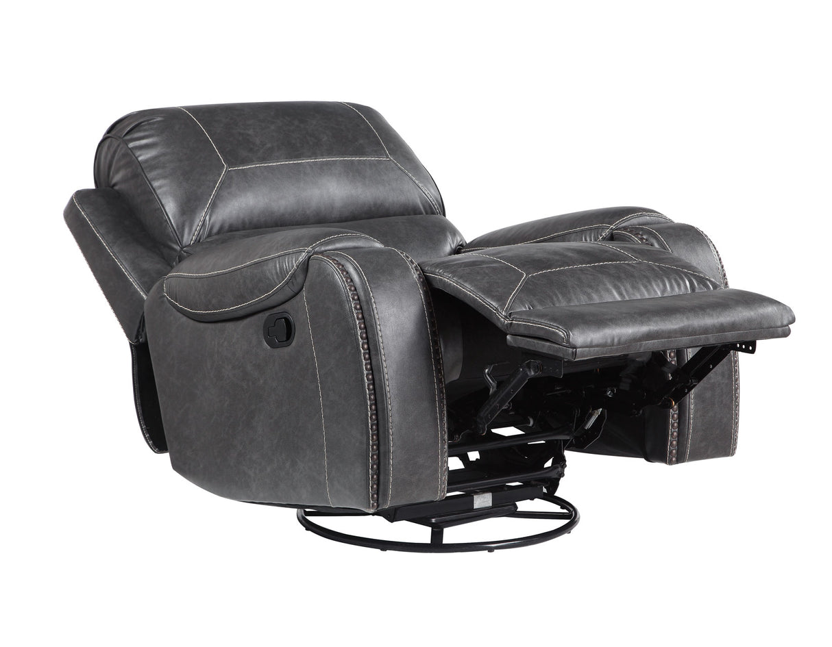 Keily Gray Manual Swivel Glider Recliner from Steve Silver - Luna Furniture