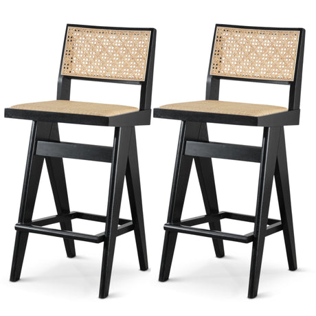 Keira Rattan Bar Stool (Set of 2) from Midinmod - Luna Furniture