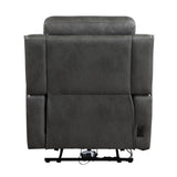 Kellen Smoky Gray Power Double Reclining Living Room Set from Homelegance - Luna Furniture