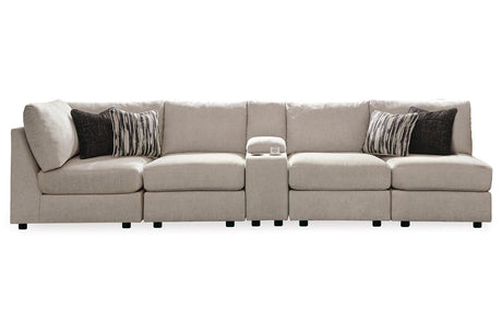 Kellway Bisque 5-Piece Sectional from Ashley - Luna Furniture