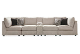 Kellway Bisque 5-Piece Sectional from Ashley - Luna Furniture