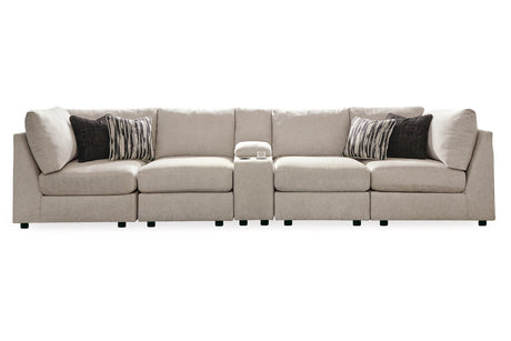 Kellway Bisque 5-Piece Sectional from Ashley - Luna Furniture