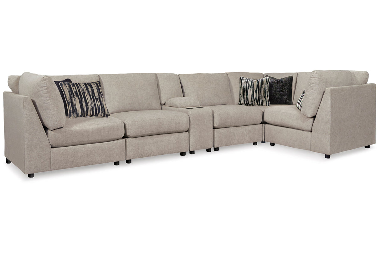 Kellway Bisque 6-Piece Sectional from Ashley - Luna Furniture