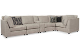 Kellway Bisque 6-Piece Sectional from Ashley - Luna Furniture
