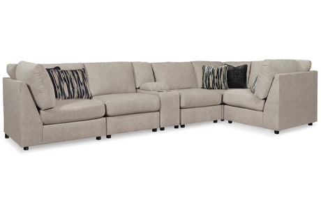 Kellway Bisque 6-Piece Sectional from Ashley - Luna Furniture