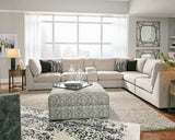 Kellway Bisque 7-Piece Sectional with Ottoman from Ashley - Luna Furniture