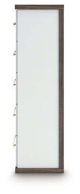 Kendanport Brown/White Chest of Drawers from Ashley Furniture - Luna Furniture