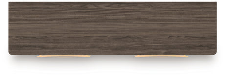 Kendanport White/Brown Queen Upholstered Bed, Dresser and Nightstand from Ashley Furniture - Luna Furniture
