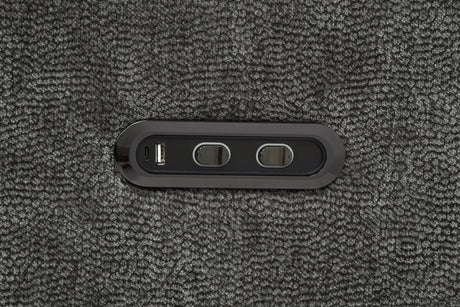 Kennett Dark Gray 2-Piece Chenille Power Reclining Living Room Set from Coaster - Luna Furniture