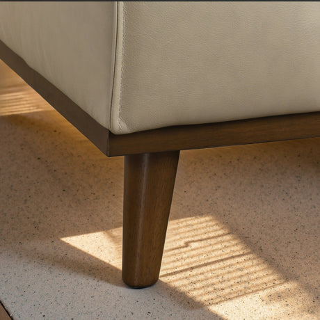 Kerrville Beige Leather Right Sectional Sofa from Midinmod - Luna Furniture