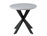 Keyla Faux-Marble Round End Table from Steve Silver - Luna Furniture