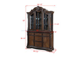Kiera Coffee Brown China Cabinet from Crown Mark - Luna Furniture