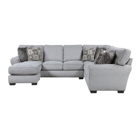 9679GY*SC (2)2-Piece Reversible Sectional from Homelegance - Luna Furniture