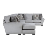 9679GY*SC (2)2-Piece Reversible Sectional from Homelegance - Luna Furniture