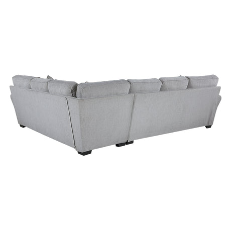 9679GY*SC (2)2-Piece Reversible Sectional from Homelegance - Luna Furniture